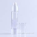 Cosmetic Skincare 30ml 50ml Airless Bottle White Pump